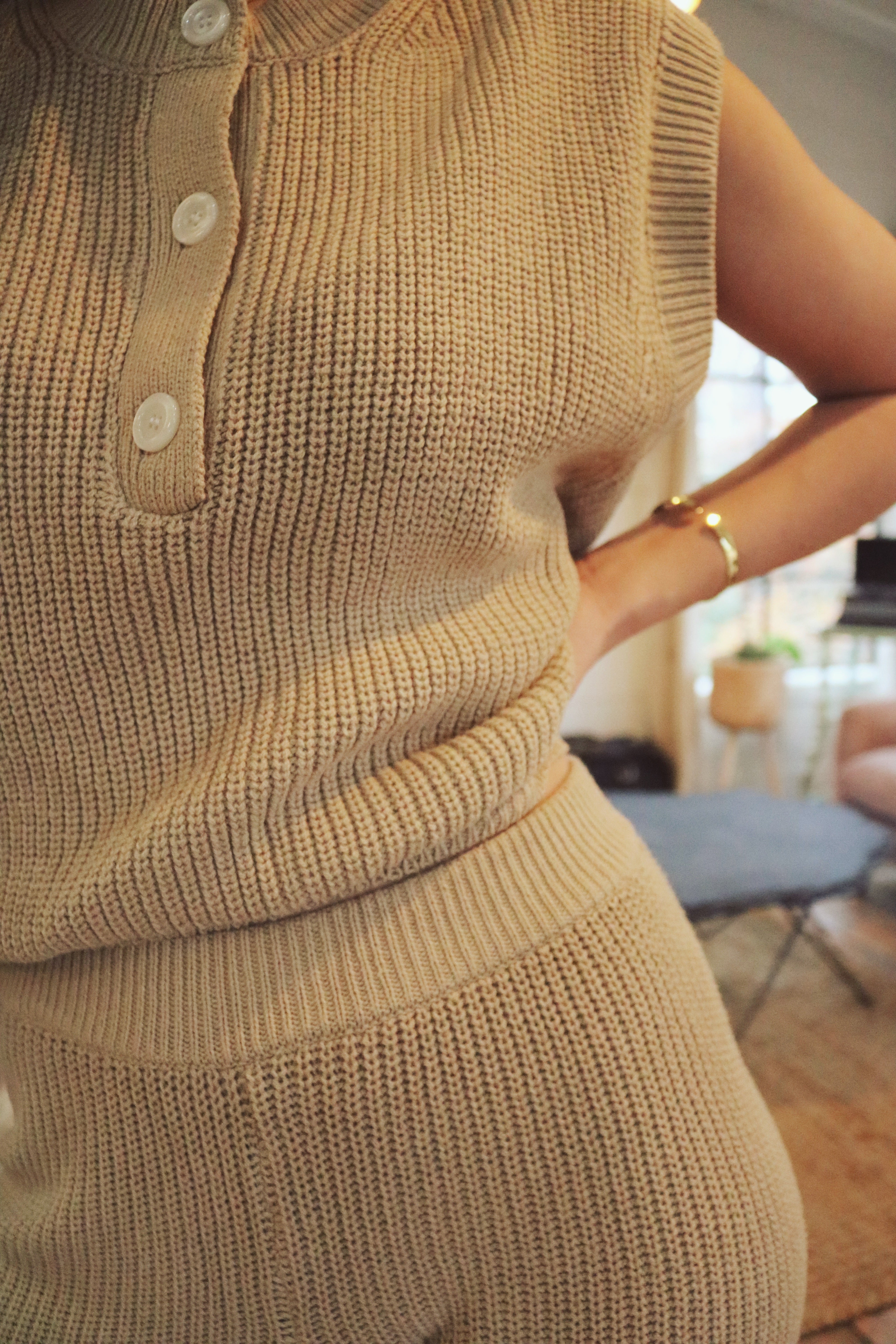 Mocha Loungewear Pant Set. Cozy Top and Wide Leg Pants. Resort and Vacation Wear.