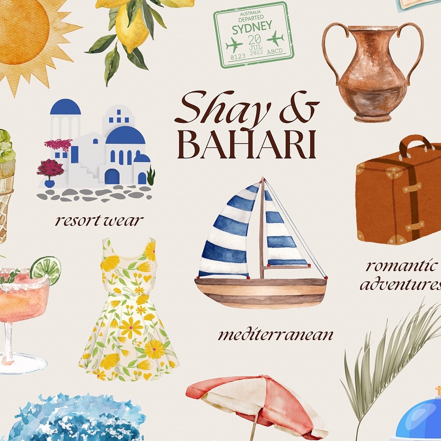 Shay and Bahari, Resort Wear