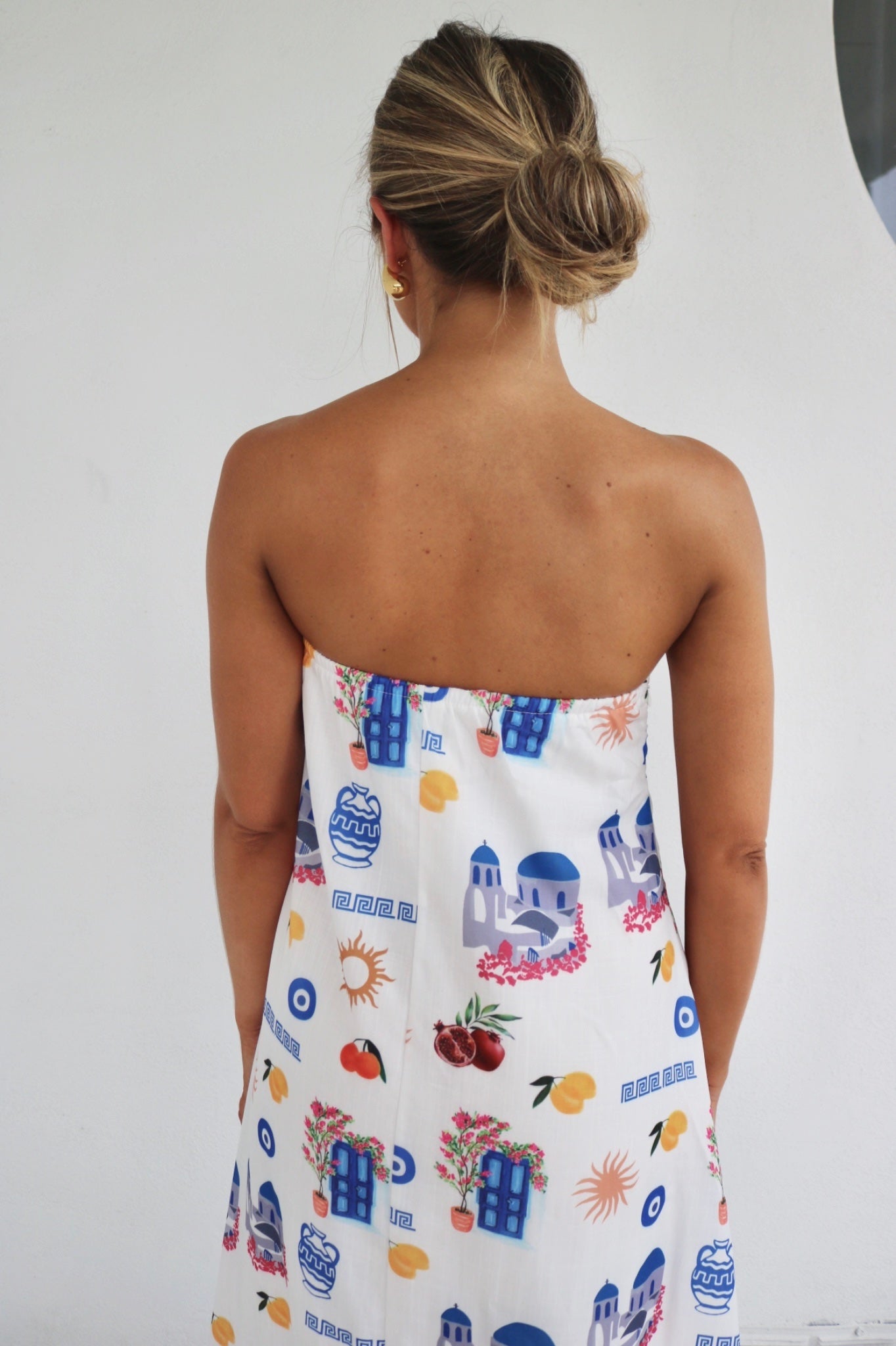 Vacation Maxi Dress Greece, Shay and Bahari Resort and Travel Wear