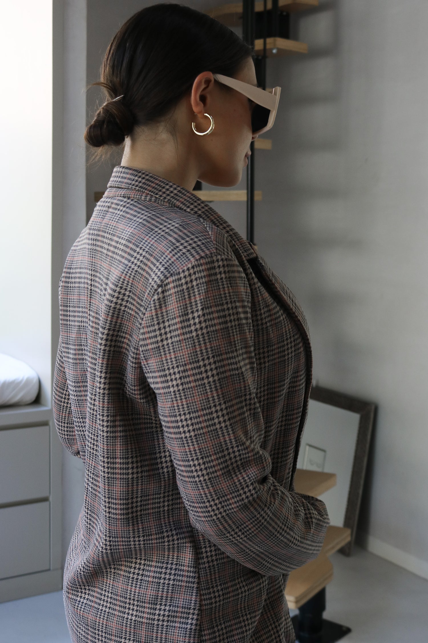 Notched Collar Blazer Jacket in Toffee. Scarlette The Label, an online fashion boutique for women.